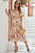 1950s Vintage Maxi Dress