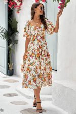 1950s Vintage Maxi Dress