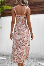 1960s Style Split Maxi Dress