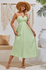American Neckline Maxi Dress