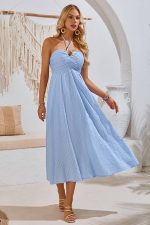American Neckline Maxi Dress