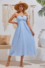 American Neckline Maxi Dress