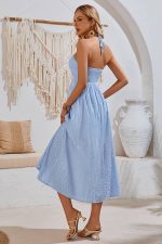 American Neckline Maxi Dress