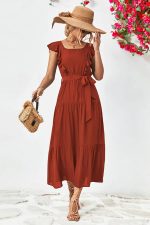 Autumn Chic Maxi Dress