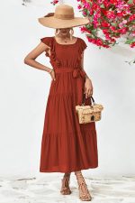 Autumn Chic Maxi Dress