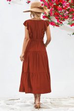 Autumn Chic Maxi Dress
