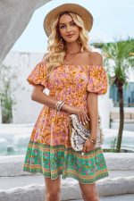 Bardot Hippie Chic Midi Dress