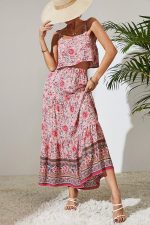 Boho Skirt And Top Set