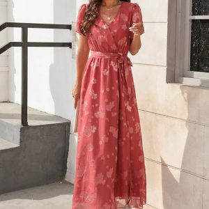 Bridesmaid Wrap Style Wedding Dress