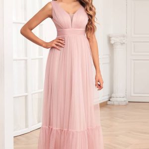 Chic Tulle Maxi Dress
