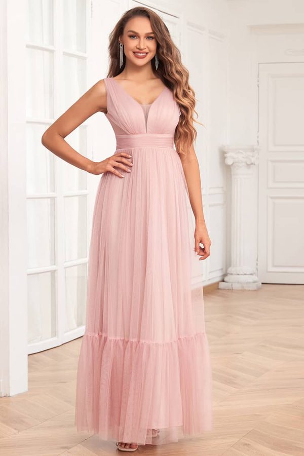 Chic Tulle Maxi Dress