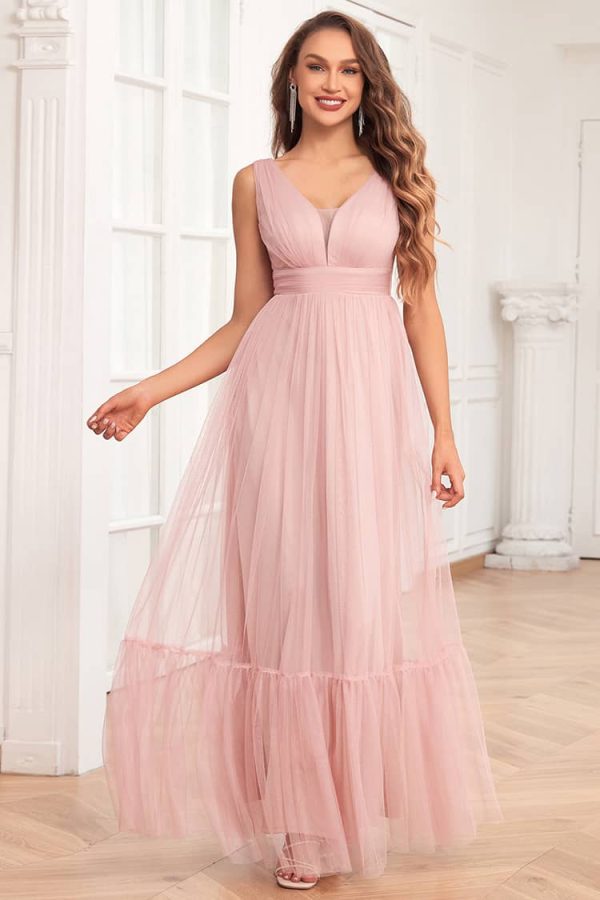 Chic Tulle Maxi Dress