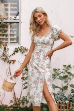 Chic Vintage Midi Dress