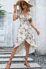 Chic Wrap Midi Dress