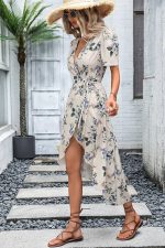 Chic Wrap Midi Dress