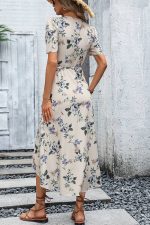 Chic Wrap Midi Dress