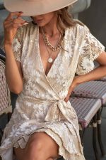 Chic Wrap Mini Dress