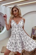 Elegant Floral Mini Dress