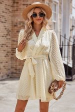 Elegant Ivory Midi Dress