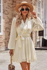 Elegant Ivory Midi Dress