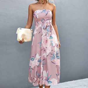 Elegant Strapless Dress for Wedding