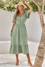 Empire Wedding Midi Dress