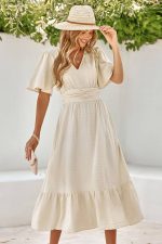 Empire Wedding Midi Dress