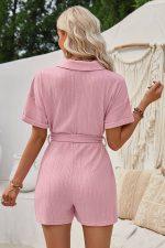 Fitted Blue Jumpsuit