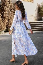 Floral A-Line Maxi Dress