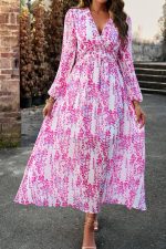 Floral A-Line Maxi Dress
