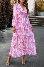 Floral A-Line Maxi Dress