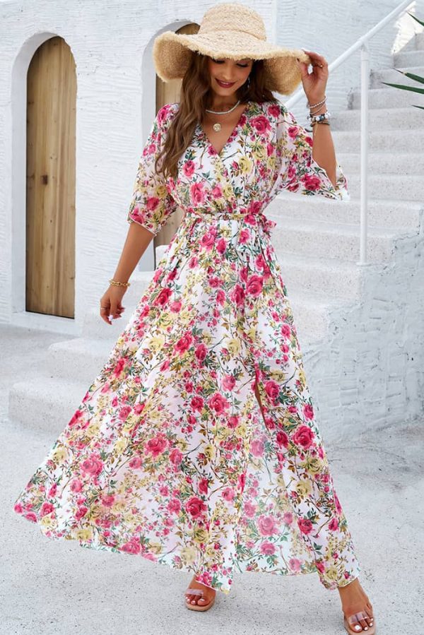 Floral Boho Maxi Dress