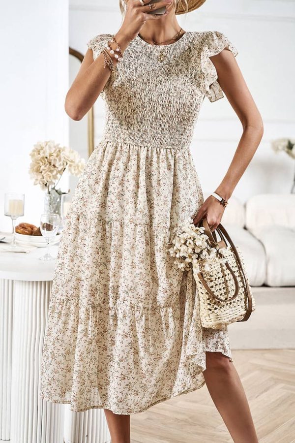 Floral Bridesmaid Dress