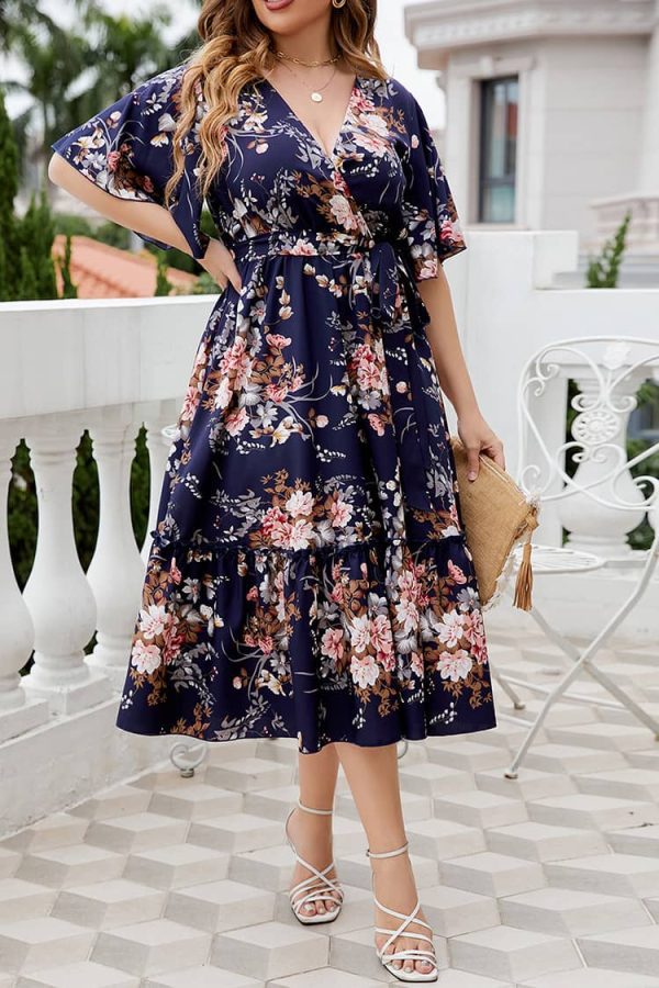 Floral Plus Size Maxi Dress