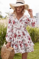 Floral Print Mini Dress
