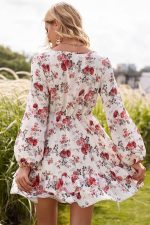 Floral Print Mini Dress