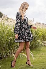 Floral Print Mini Dress