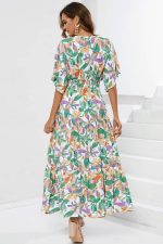 Floral Wrap Maxi Dress