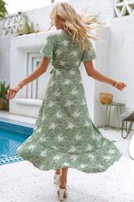 Green Maxi Wedding Dress