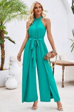 Halter Neck Stylish Jumpsuit Pants