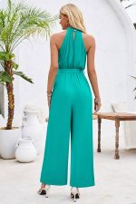 Halter Neck Stylish Jumpsuit Pants