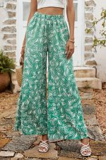 High Waist Floral Pants