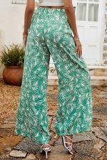 High Waist Floral Pants