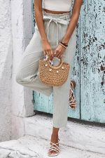 High-Waisted Summer Pants