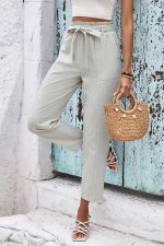 High-Waisted Summer Pants