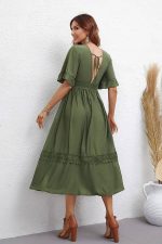 Khaki Wedding Guest Dress