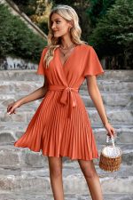 Light Blue Evening Midi Dress