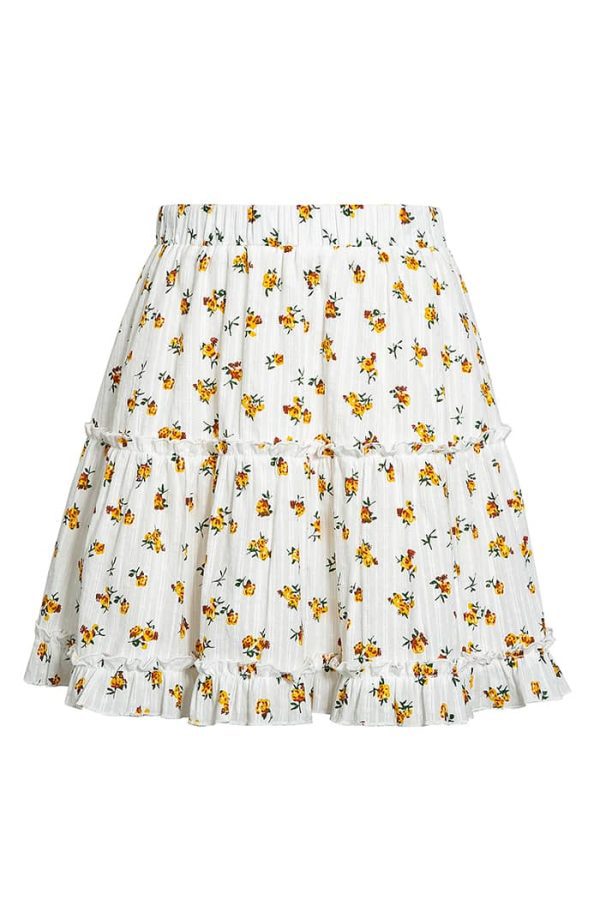 Midi Floral Skirt