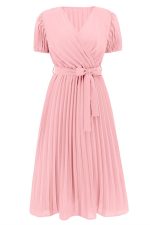 Modern Chic Pleated Dress