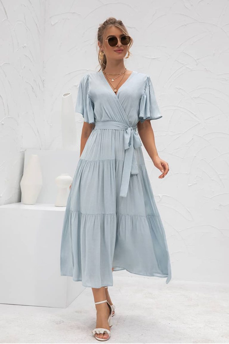 Pale Blue Maxi Dress